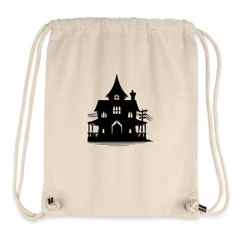 Altes verlassenes Halloween Geisterhaus - Stanley/Stella recycelter Gym Bag - Naturweiß - Vorne