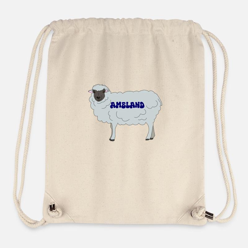 Mouton d’Ameland - Sac à cordon recyclé Stanley/Stella - blanc naturel