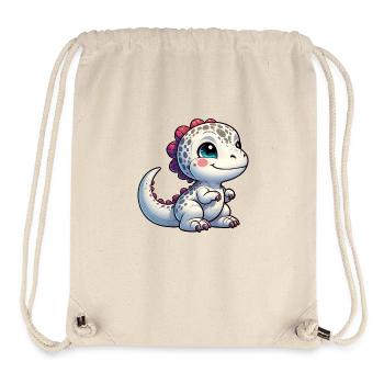 Little Dinosaur - Stanley/Stella Recycled Gym Bag - natural - Front