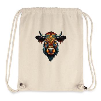 Beef Cow - Stanley/Stella Recycled Gym Bag - natural - Front