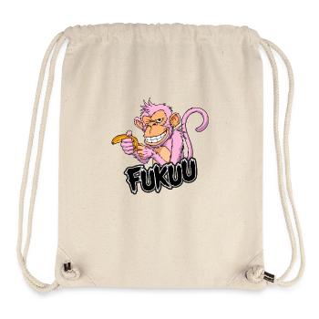 FukUU Monkey - Stanley/Stella Recycled Gym Bag - natural - Front