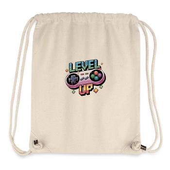 Level Up – Gaming Controller - Stanley/Stella Recycled Gym Bag - natural - Front