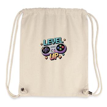 Level Up – Gaming Controller - Stanley/Stella Recycled Gym Bag - natural - Front