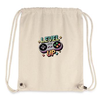 Level Up – Gaming Controller - Stanley/Stella Recycled Gym Bag - natural - Front