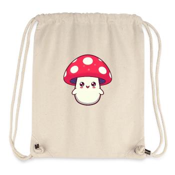 Champignon Sweet Laugh - Sac à cordon recyclé Stanley/Stella - blanc naturel - Devant