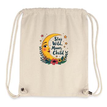 STAY WILD, MOON CHILD - Stanley/Stella Recycled Gym Bag - natural - Front