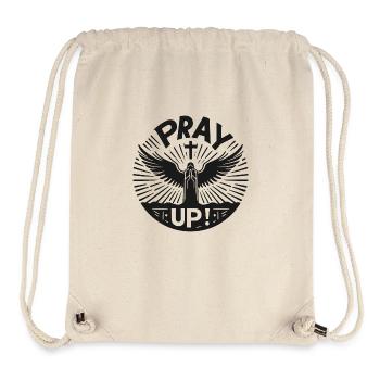 Pray Up - Stanley/Stella Recycled Gym Bag - natural - Front