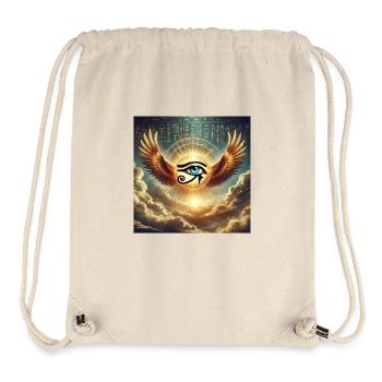 Auge des Horus - Stanley/Stella recycelter Gym Bag - Naturweiß - Vorne
