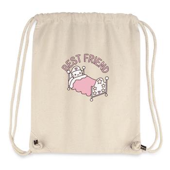 Bester Freund - Stanley/Stella recycelter Gym Bag - Naturweiß - Vorne