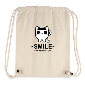 Design "Simple Smirk" - Stanley/Stella Recycled Gym Bag - natural - Front