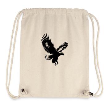 Steinadler segelt auf breiten Schwingen - Stanley/Stella recycelter Gym Bag - Naturweiß - Vorne