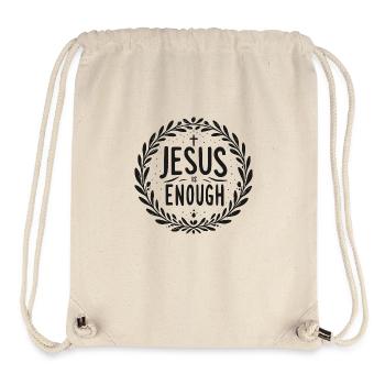 Jesus ist genug - Stanley/Stella recycelter Gym Bag - Naturweiß - Vorne