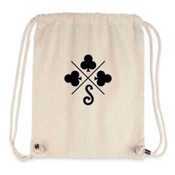 Glücksklee-Buchstabe - Stanley/Stella recycelter Gym Bag - Naturweiß - Vorne