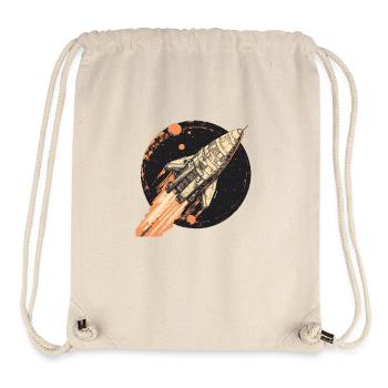 Mission Mars : Départ vers l’inconnu ! - Sac à cordon recyclé Stanley/Stella - blanc naturel - Devant