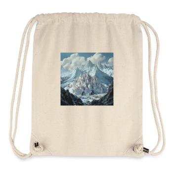 drachenqodeLUN - Stanley/Stella recycelter Gym Bag - Naturweiß - Vorne