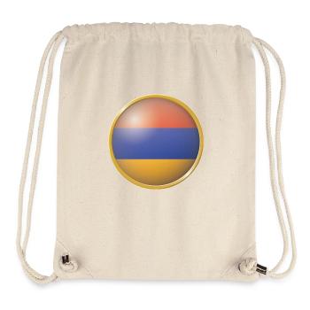 Armenien Emblem - Stanley/Stella recycelter Gym Bag - Naturweiß - Vorne