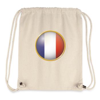 Frankreich Emblem - Stanley/Stella recycelter Gym Bag - Naturweiß - Vorne