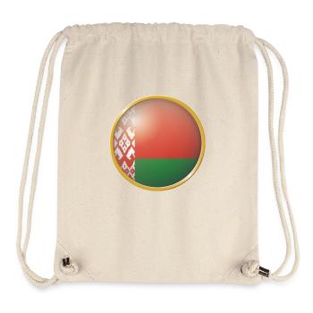 Belarus Emblem - Stanley/Stella recycelter Gym Bag - Naturweiß - Vorne