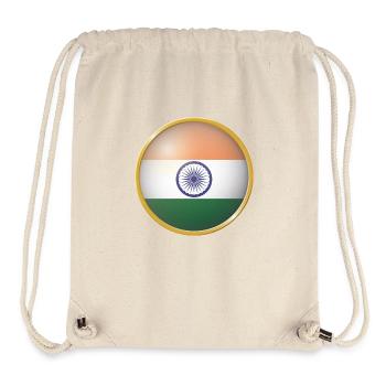 Indien Emblem - Stanley/Stella recycelter Gym Bag - Naturweiß - Vorne
