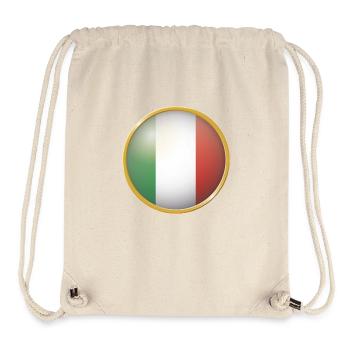 Italien Emblem - Stanley/Stella recycelter Gym Bag - Naturweiß - Vorne