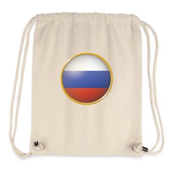 Russland Emblem - Stanley/Stella recycelter Gym Bag - Naturweiß - Vorne