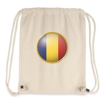 Rumänien Emblem - Stanley/Stella recycelter Gym Bag - Naturweiß - Vorne