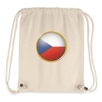 Tschechien Emblem - Stanley/Stella recycelter Gym Bag - Naturweiß - Vorne