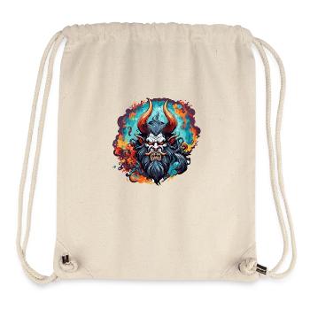 Krampus / Tradition / Culture / d’hiver - Sac à cordon recyclé Stanley/Stella - blanc naturel - Devant