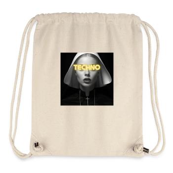 Sweet Techno Nun - Rave Design - Stanley/Stella recycelter Gym Bag - Naturweiß - Vorne