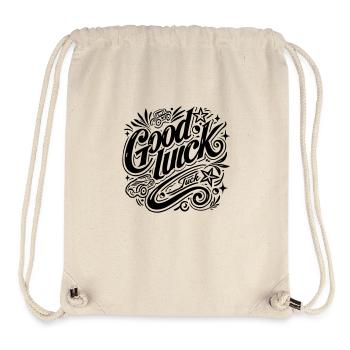 Good Luck - Vectorgraphic - Stanley/Stella recycelter Gym Bag - Naturweiß - Vorne