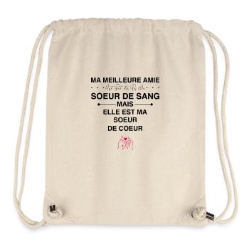 My best friend is not ... - Stanley/Stella Recycled Gym Bag - natural - Front