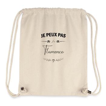 I CAN'T I HAVE FLAMENCO - HUMOR - Stanley/Stella recycelter Gym Bag - Naturweiß - Vorne