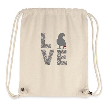 Afrikanischer Graupapagei - Stanley/Stella recycelter Gym Bag - Naturweiß - Vorne