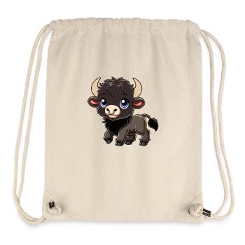 Bison-Kind - Stanley/Stella recycelter Gym Bag - Naturweiß - Vorne