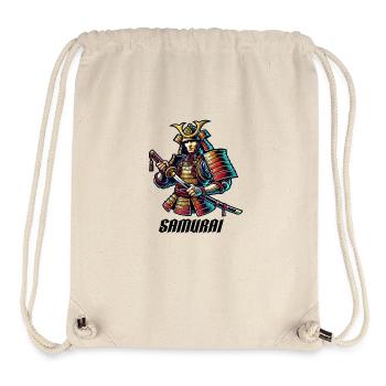 samurai - Stanley/Stella recycelter Gym Bag - Naturweiß - Vorne