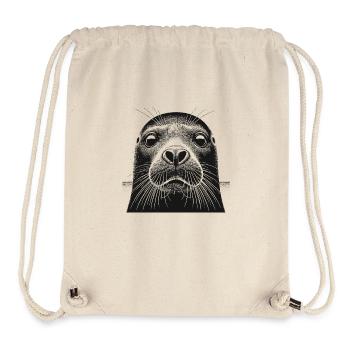 Seal - Stanley/Stella Recycled Gym Bag - natural - Front