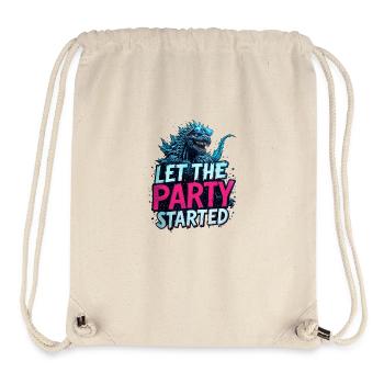 let the party startet - Stanley/Stella recycelter Gym Bag - Naturweiß - Vorne