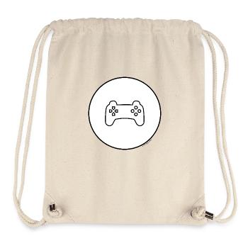 Gaming Controller - Stanley/Stella recycelter Gym Bag - Naturweiß - Vorne