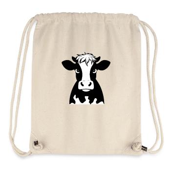 Freche Kuh - Stanley/Stella recycelter Gym Bag - Naturweiß - Vorne