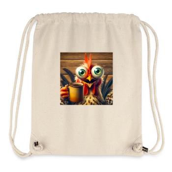 Chicken - Stanley/Stella Recycled Gym Bag - natural - Front