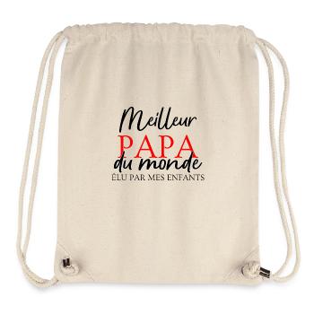 World's Best Dad, Father's Day Gift - Stanley/Stella Recycled Gym Bag - natural - Front