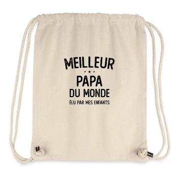 World's Best Dad, Father's Day Gift - Stanley/Stella Recycled Gym Bag - natural - Front