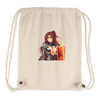 Hot Anime Knight - Stanley/Stella Recycled Gym Bag - natural - Front