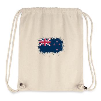 Die neuseeländische Flagge als Farbfleck - Stanley/Stella recycelter Gym Bag - Naturweiß - Vorne