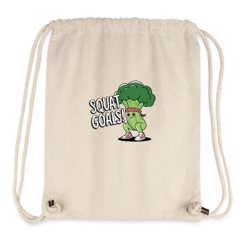 Squat Goals - Stanley/Stella Recycled Gym Bag - natural - Front