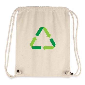 Recycling - Stanley/Stella recycelter Gym Bag - Naturweiß - Vorne