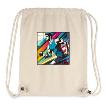 Sporty man - Stanley/Stella Recycled Gym Bag - natural - Front