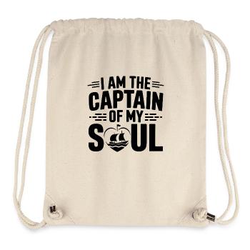 Je suis le Capitaine de Mon Âme - Sac à cordon recyclé Stanley/Stella - blanc naturel - Devant