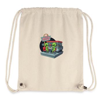 Space Date - Couple in Love - Stanley/Stella Recycled Gym Bag - natural - Front