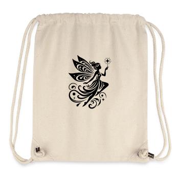 Märchenhafte Fee mit magischer Silhouette - Stanley/Stella recycelter Gym Bag - Naturweiß - Vorne